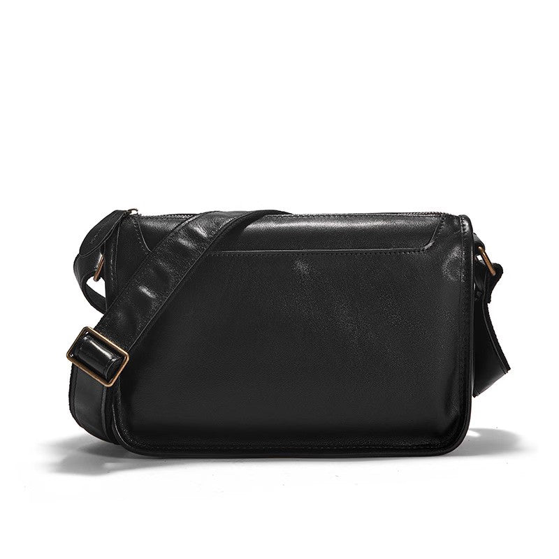 Borsa a tracolla casual da uomo - Borsa a tracolla in pelle pieno fiore